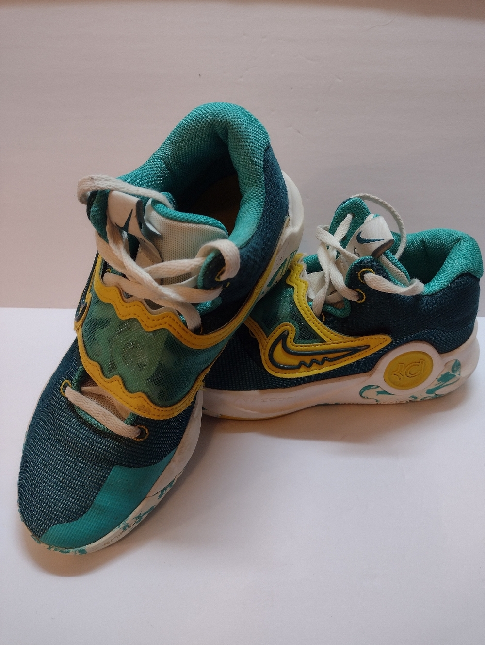 Nike KD Trey 5 X Basketball Shoes Men's Sz 8.5 Geode Teal Sail DD9538-300 Sports